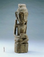 藏品(北婆羅洲加服央族二進門神雕刻)的圖片